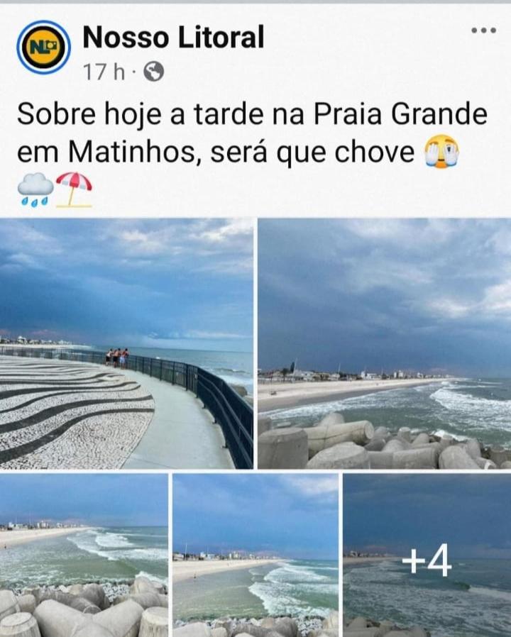 Lindo apartamento com vista para o mar Matinhos Quarto foto